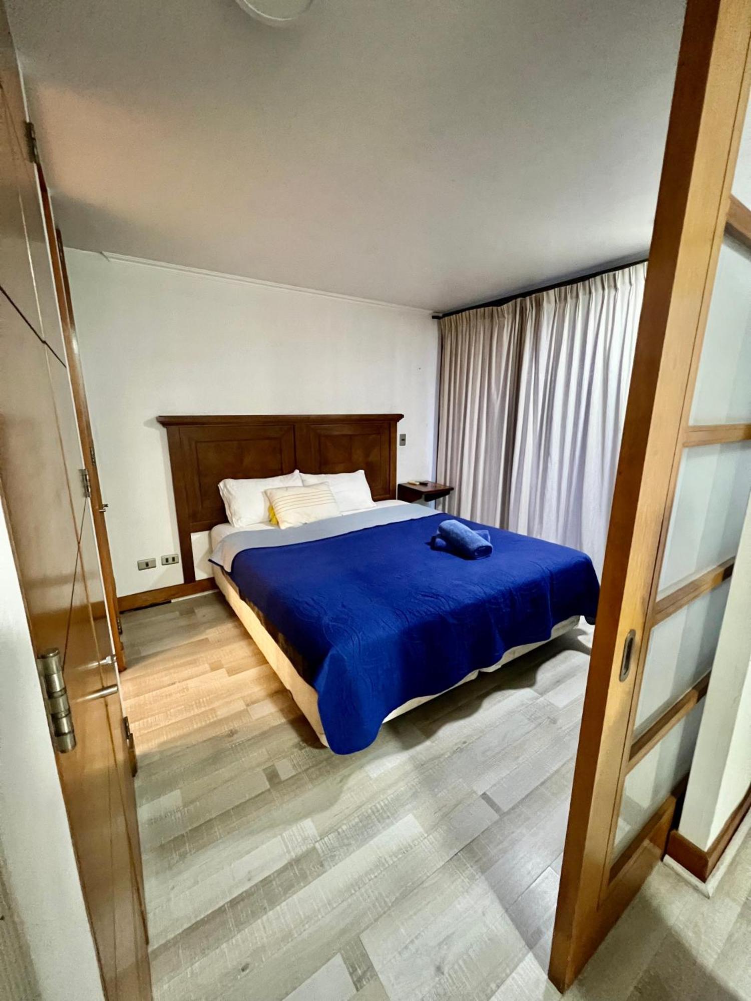 Confortable Departamento A Pasos De Escuela Militar 1 Dormitorio + 1 Persona Extra Apartamento Santiago